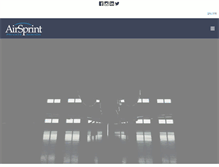 Tablet Screenshot of airsprint.com